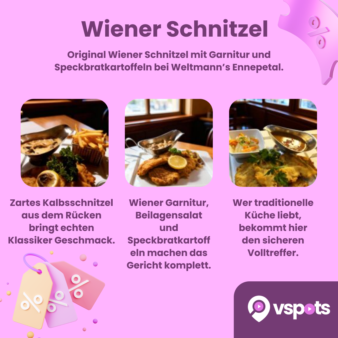 Wiener Schnitzel mit Beilagen – Bild 5