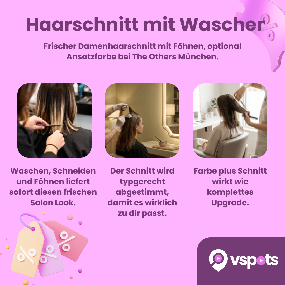 Damenhaarschnitt mit Waschen & Föhnen – Bild 6