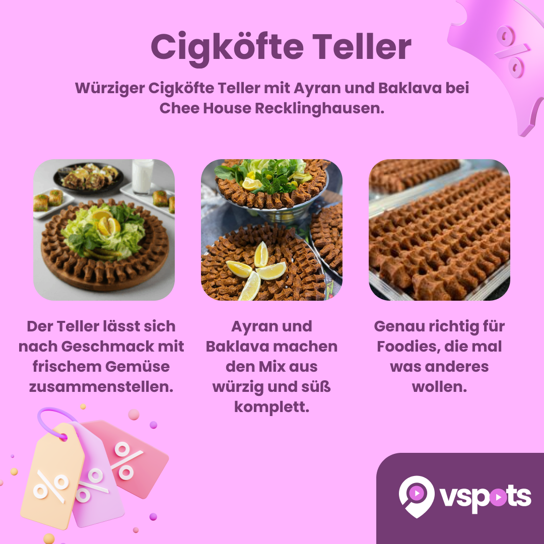 Cigköfte Teller, Ayran & Baklava für 2 Personen – Bild 5