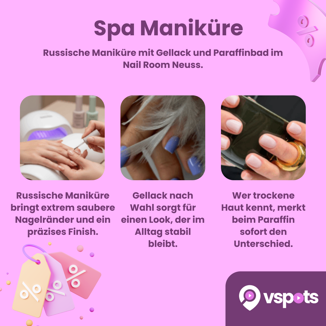 Maniküre & Gellack mit Paraffinbehandlung – Bild 6