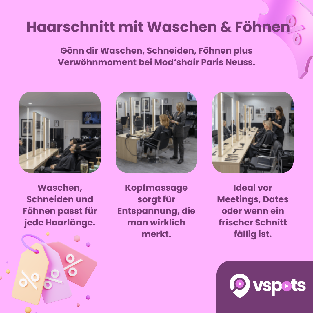 Haarschnitt mit Waschen & Föhnen – Bild 5