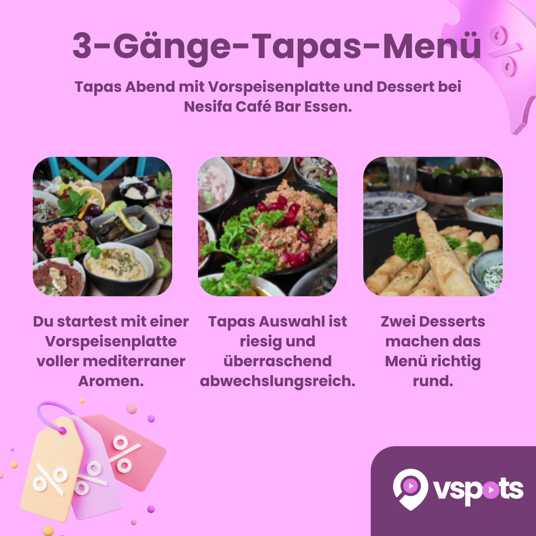 3-Gänge-Tapas-Menü für 2 Personen – Bild 9