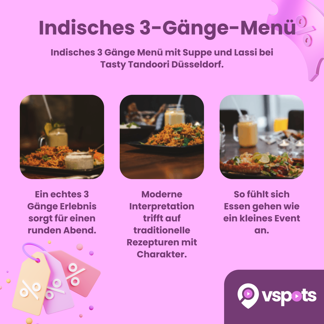 Indisches 3-Gänge-Menü für 2 Personen – Bild 5