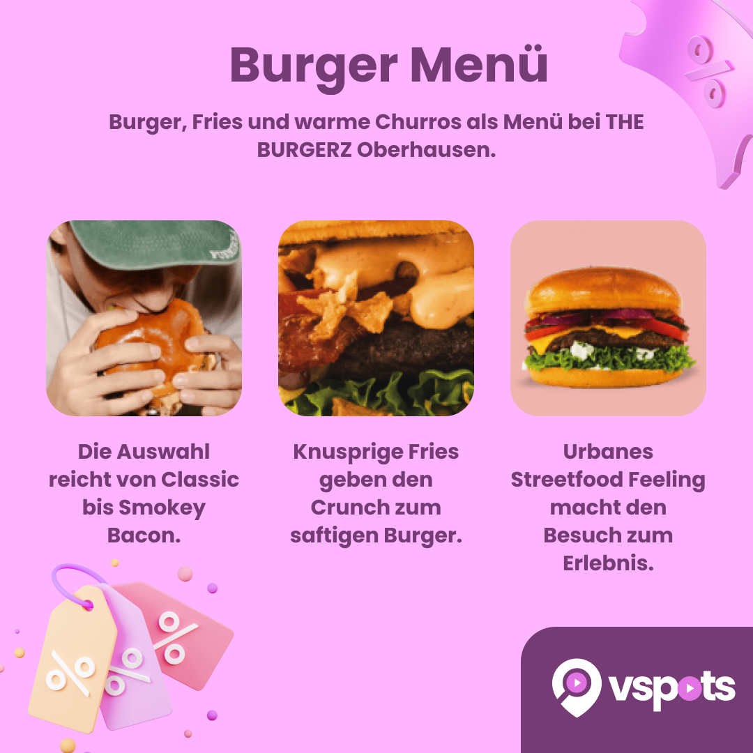 Burger Menü & Churros für 2 Personen – Bild 9
