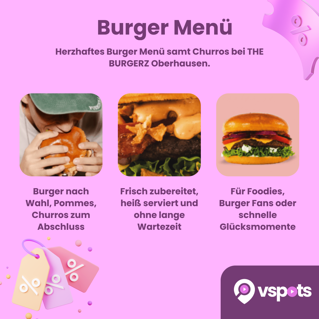Burger Menü & Churros für 2 Personen – Bild 9