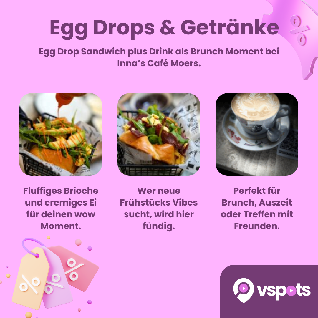 Egg Drop Sandwiches & Getränke für 2 Personen – Bild 6