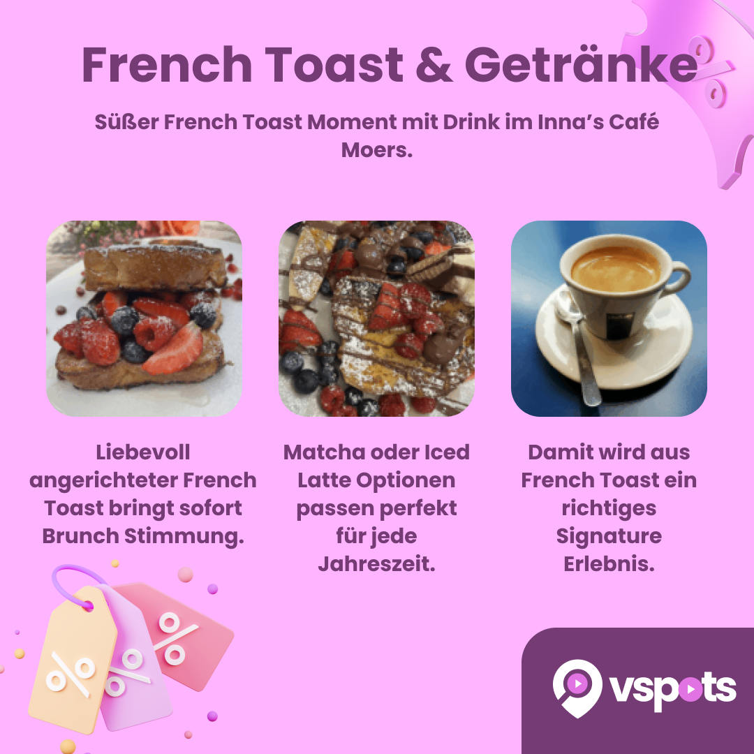French Toasts & Getränke für 2 Personen – Bild 7