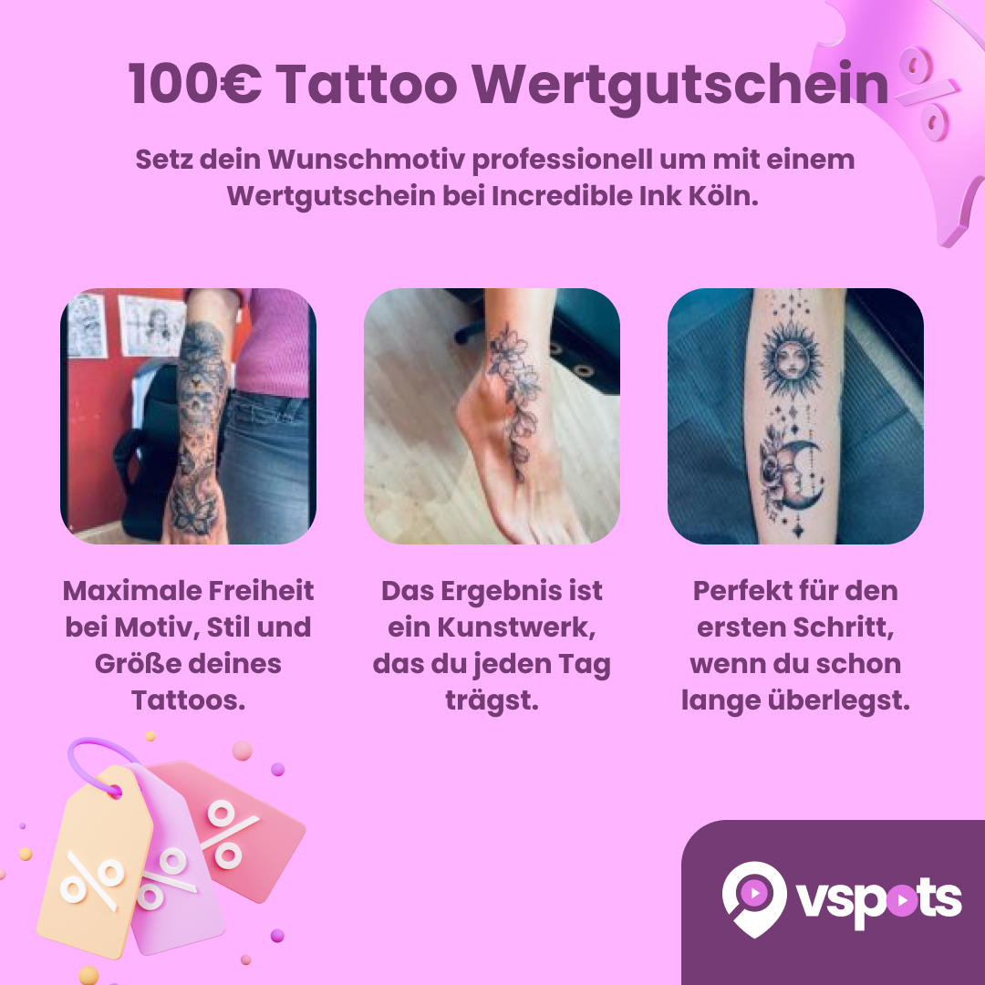 100€ Tattoo Wertgutschein – Bild 5