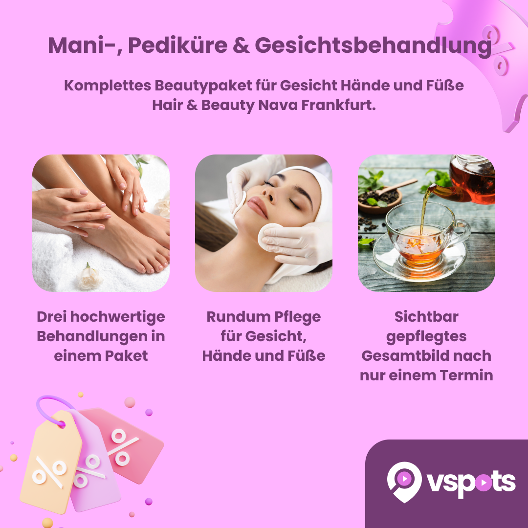 Beautypaket mit Maniküre, Pediküre und Gesichtsbehandlung​ – Bild 5