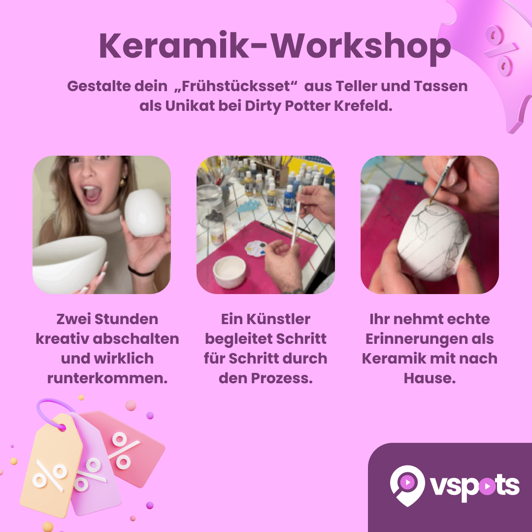 Keramik-Workshop Frühstücksset – Bild 7