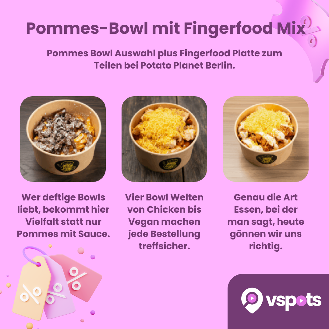 Pommes-Bowls & Fingerfood Mix für 2 Personen – Bild 6