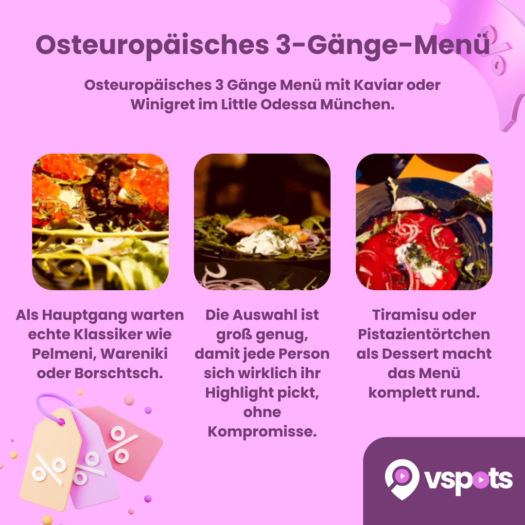 Osteuropäisches 3-Gänge-Menü – Bild 6
