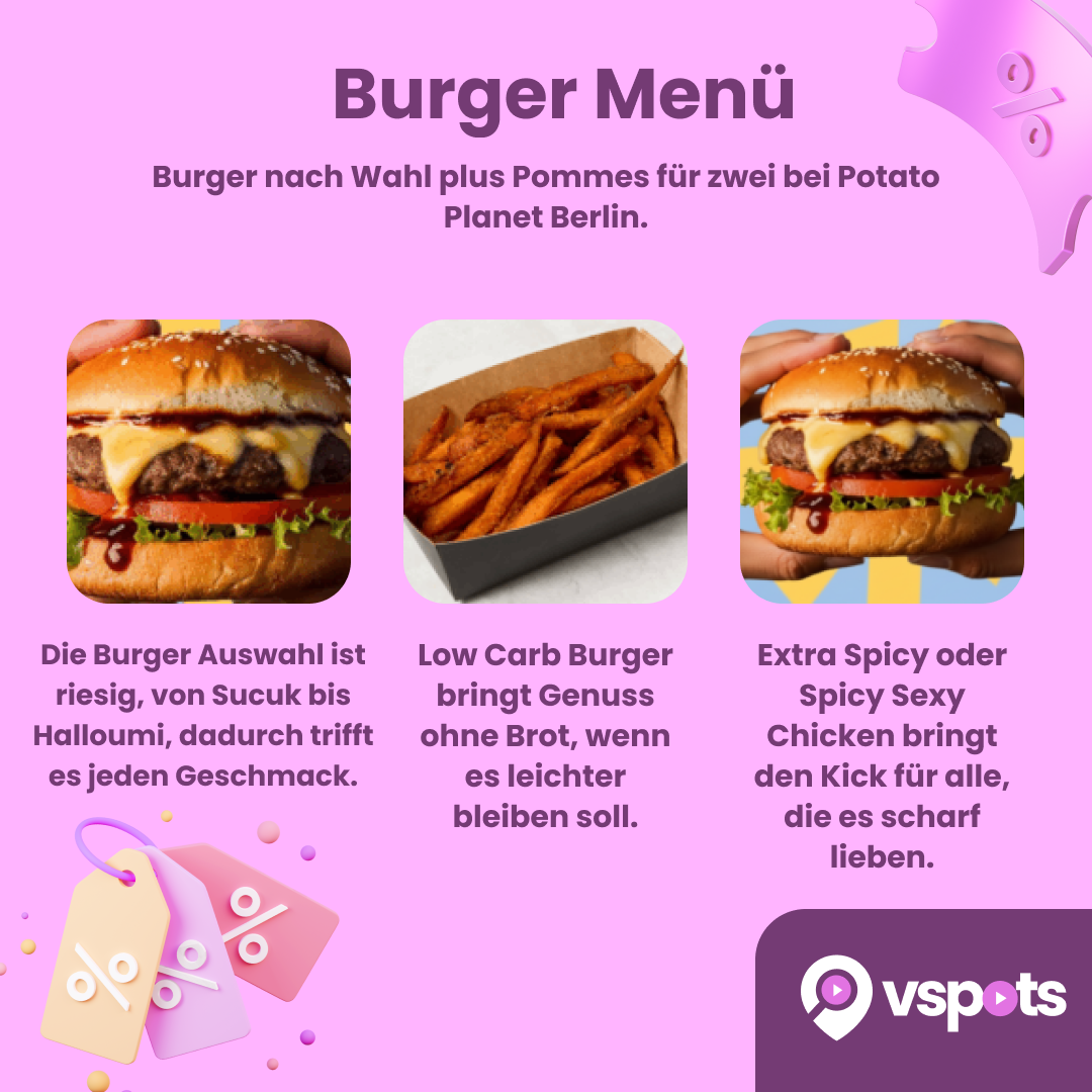 Burger & Pommes für 2 Personen – Bild 4