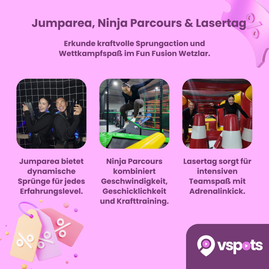 Jumparea, Ninja Parcours und Lasertag Spiele – Bild 5