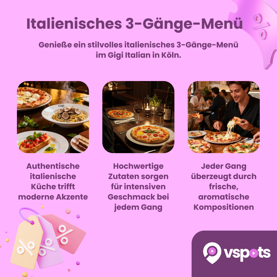 Italienisches 3-Gänge-Menü – Bild 5