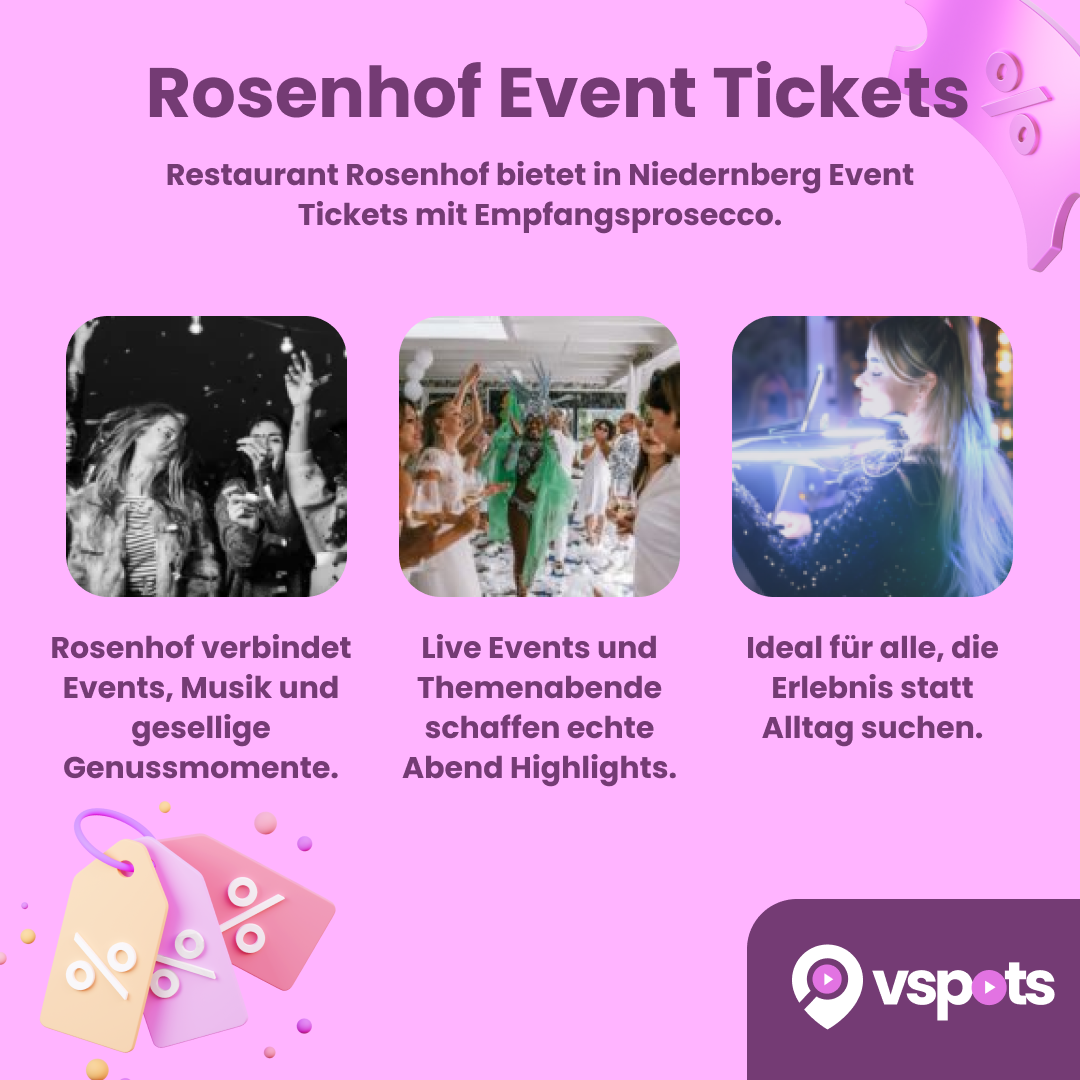 Rosenhof Event Tickets mit Empfangsprosecco für 2 Personen – Bild 5
