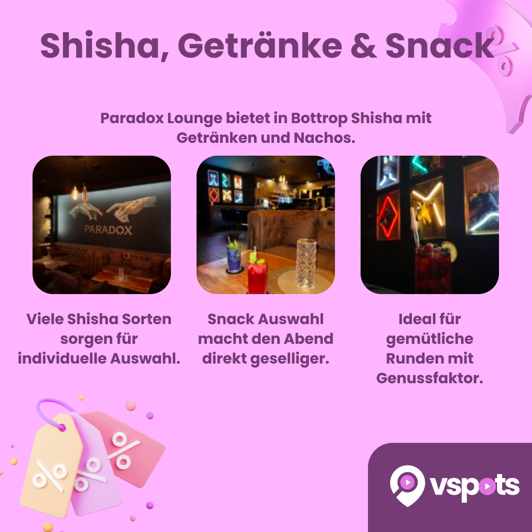 Shisha, Getränke & Snacks für 2 Personen – Bild 8