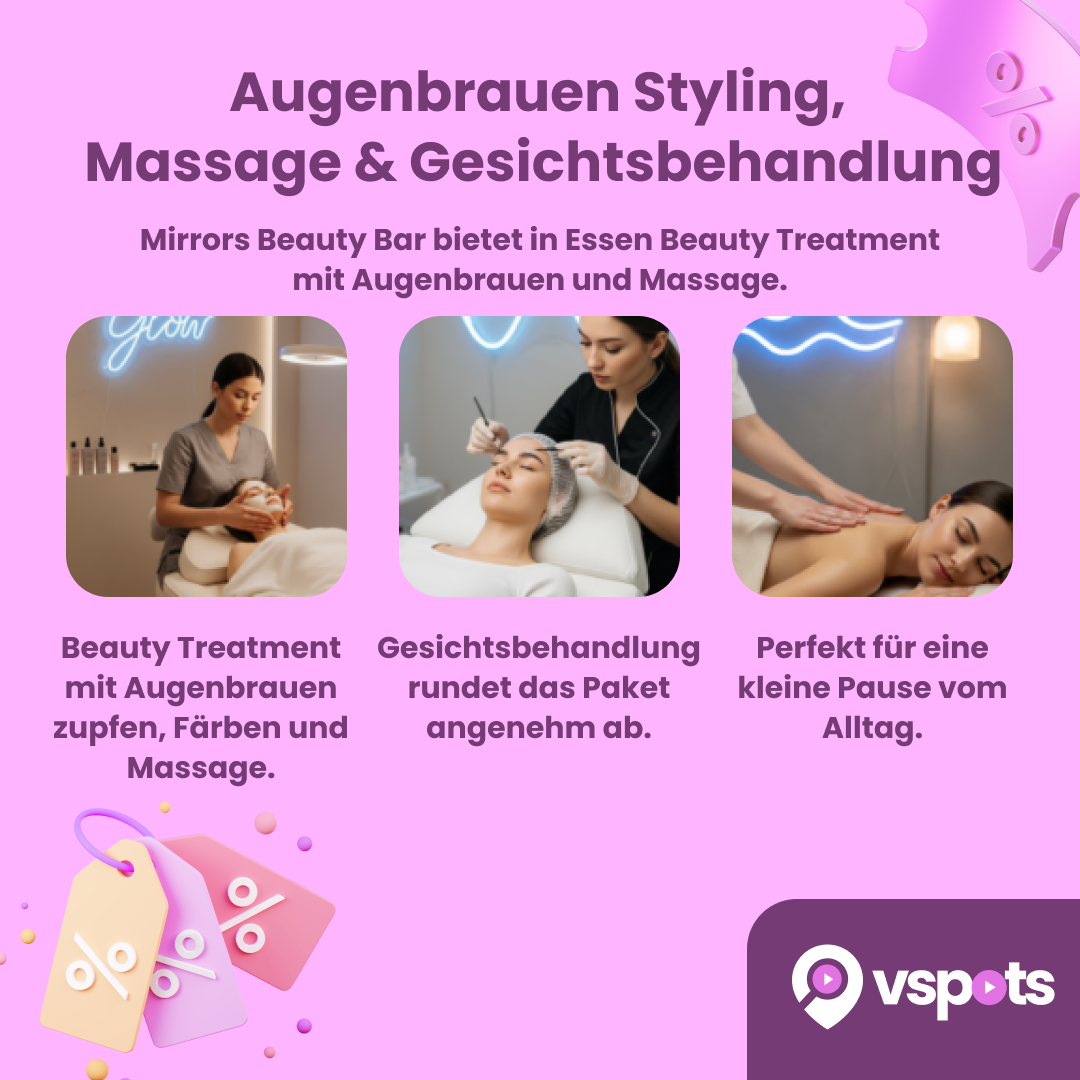 Augenbrauen Styling, Massage & Gesichtsbehandlung – Bild 6