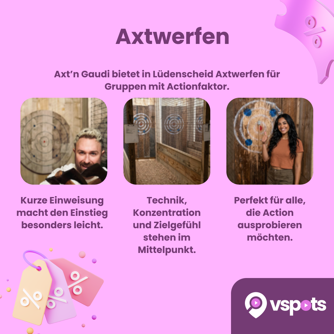 Axtwerfen für 4 Personen – Bild 5