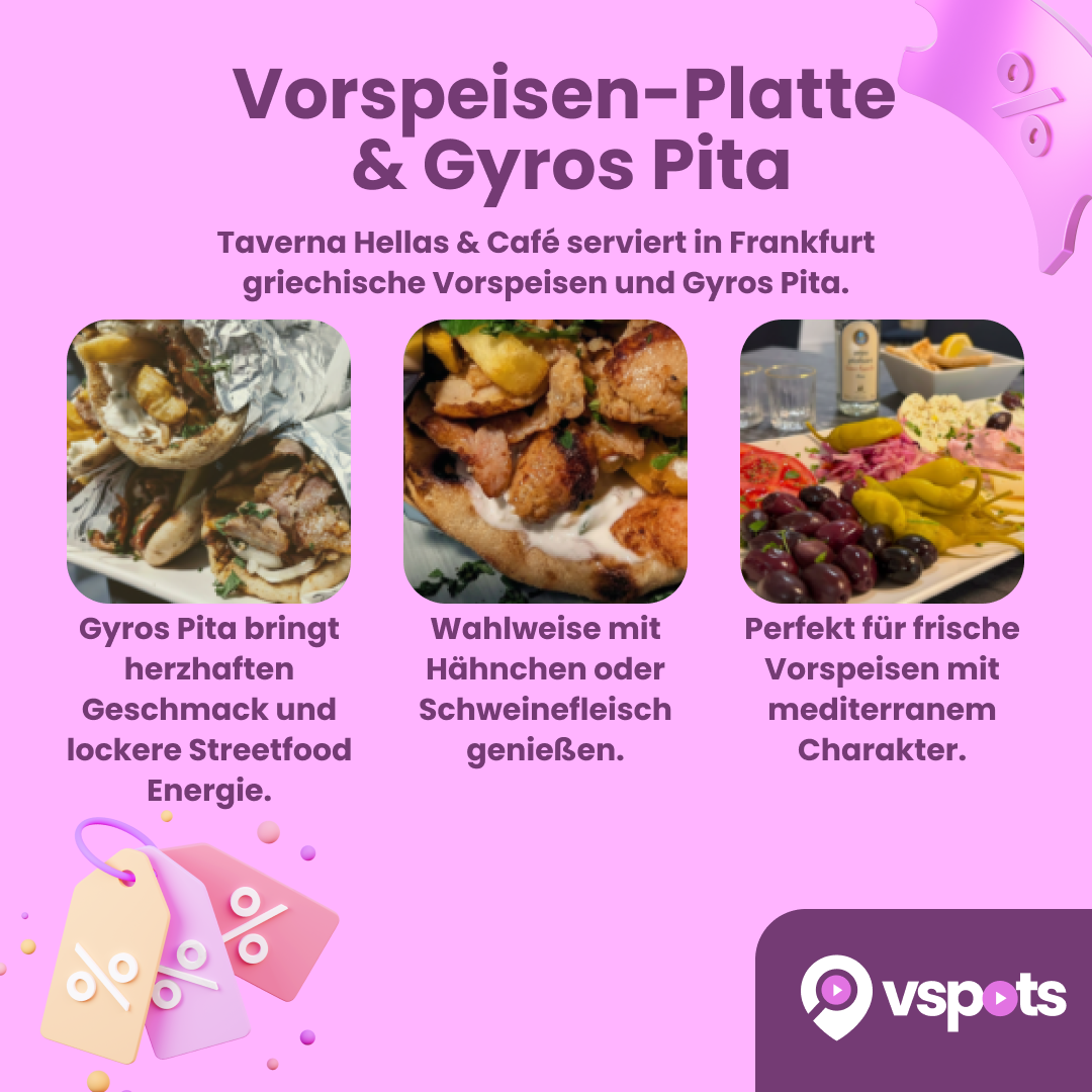 Vorspeisen-Platte & Gyros Pita – Bild 5