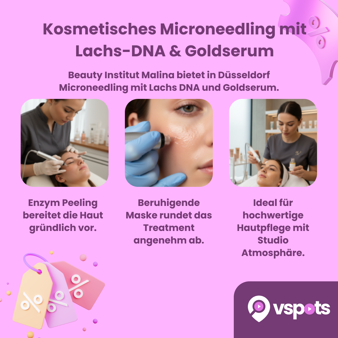 Kosmetisches Microneedling mit Lachs-DNA & Goldserum – Bild 7