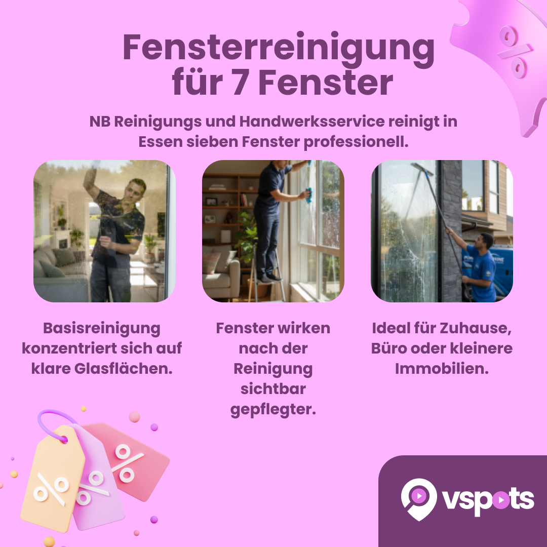 Fensterreinigung für 7 Fenster – Bild 8