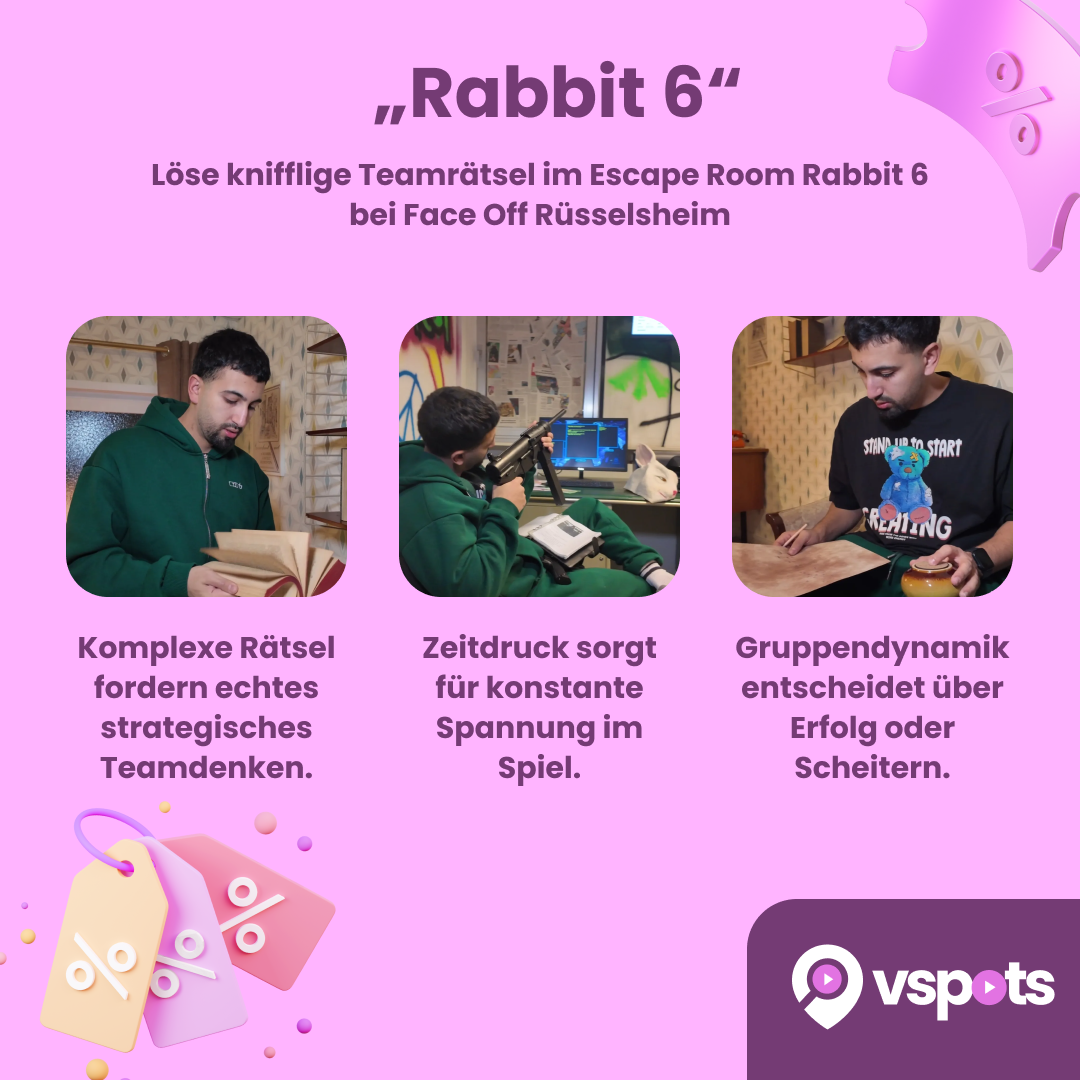 Escape-Erlebnis „Rabbit 6“ für 4 Personen – Bild 9