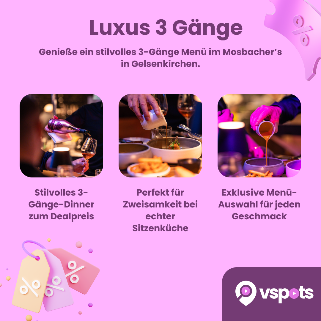 Luxus 3 Gänge Menü für 2 Personen – Bild 10