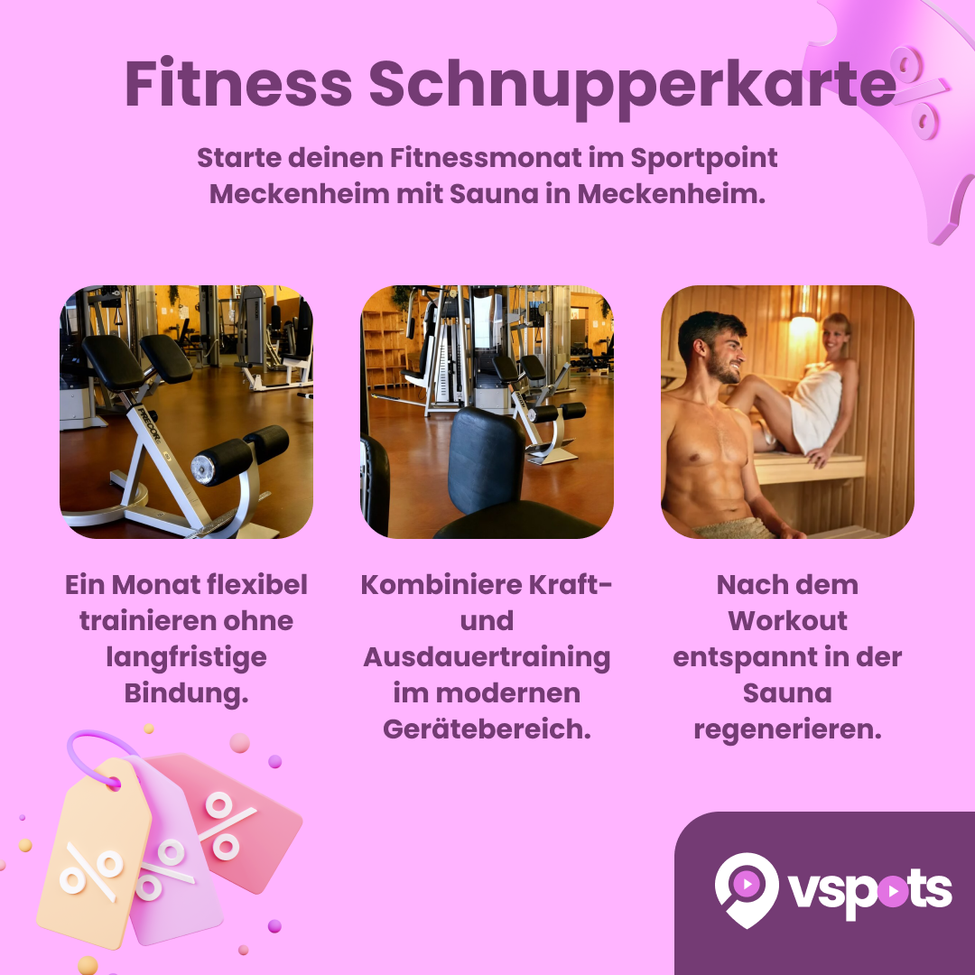 1 Monat Fitness Schnupperkarte und Sauna – Bild 5
