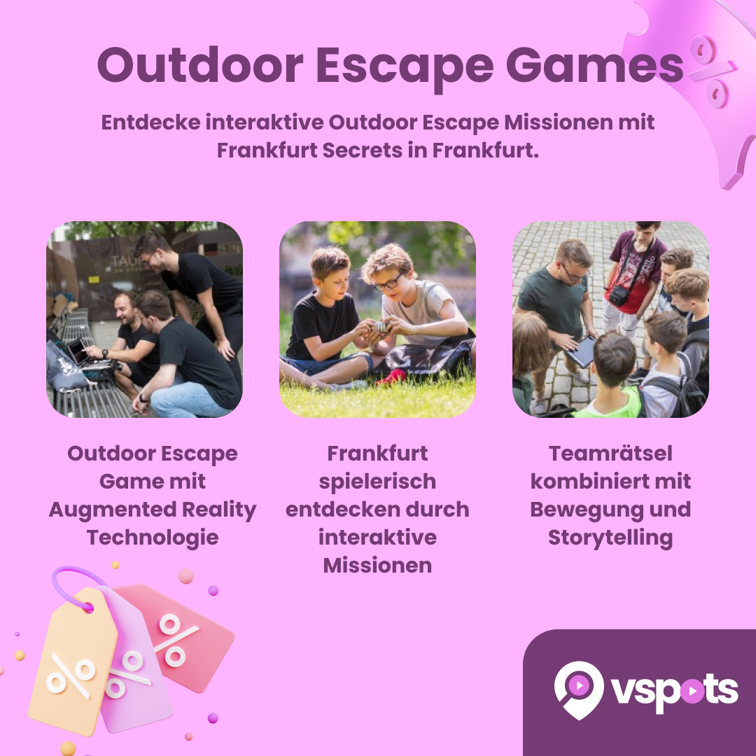 Outdoor Escape Games durch Frankfurt für 2 bis 10 Personen – Bild 7