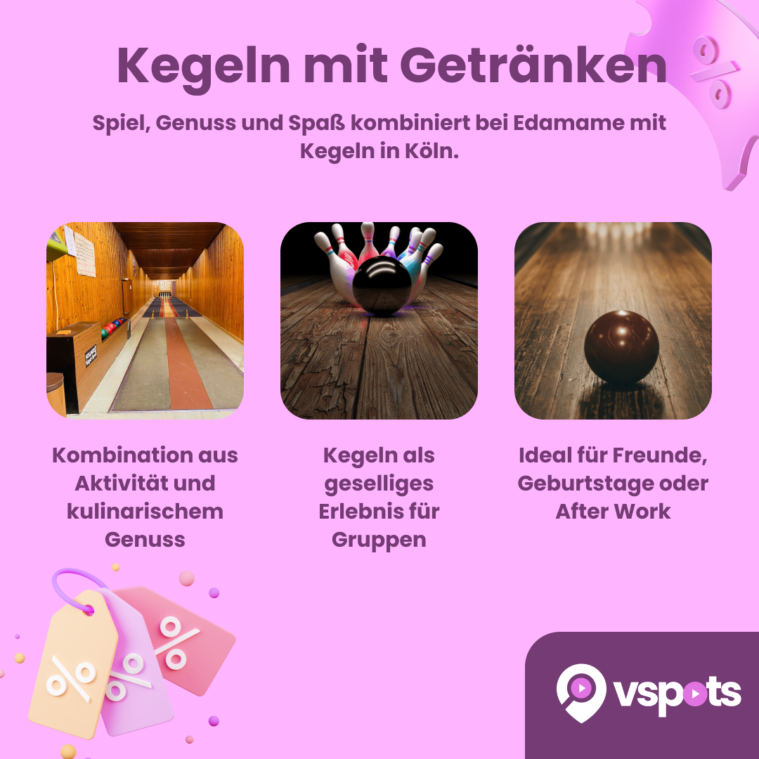 Kegeln mit Softgetränken und Vorspeisenteller für 8 Personen – Bild 5