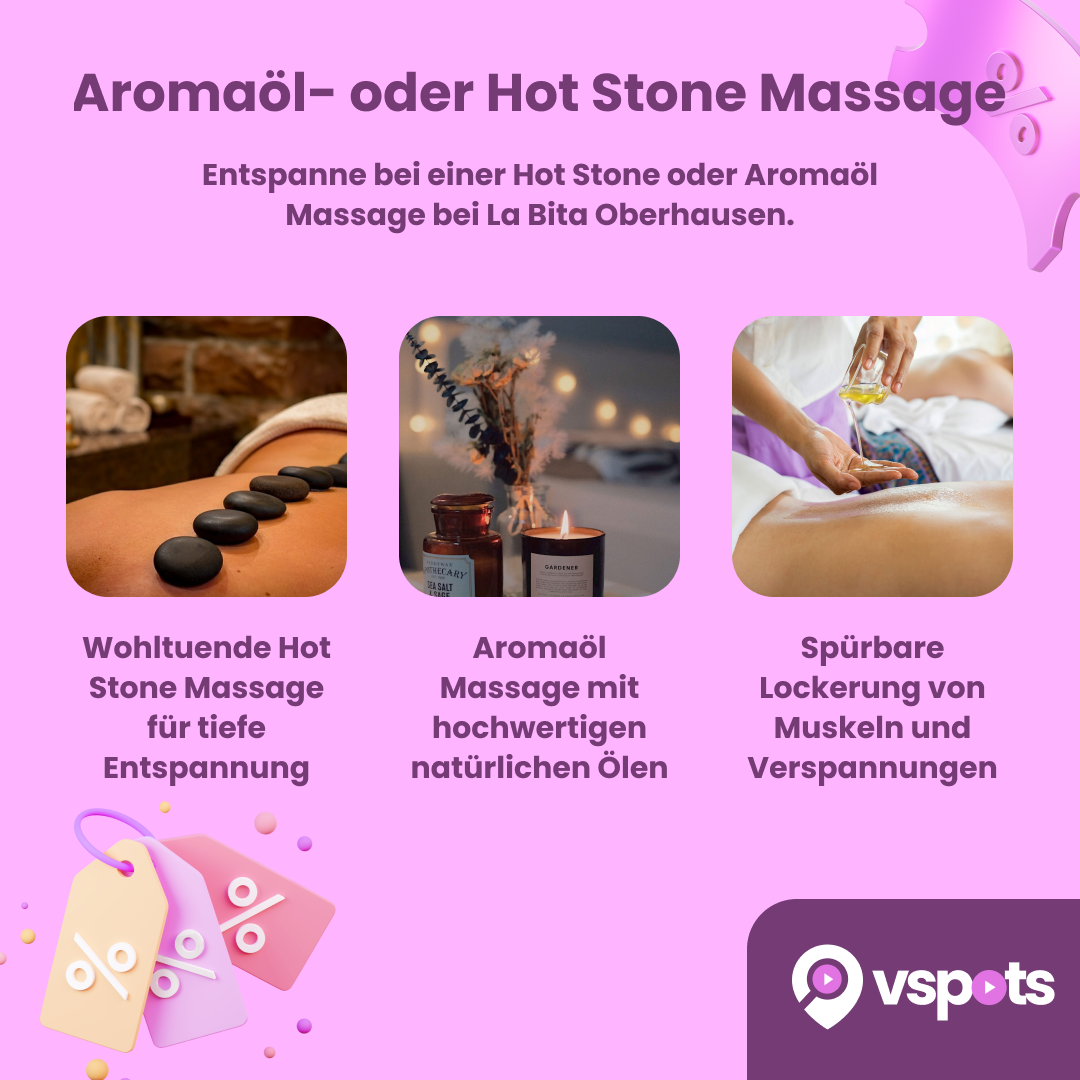 Aromaöl- oder Hot Stone Massage – Bild 5