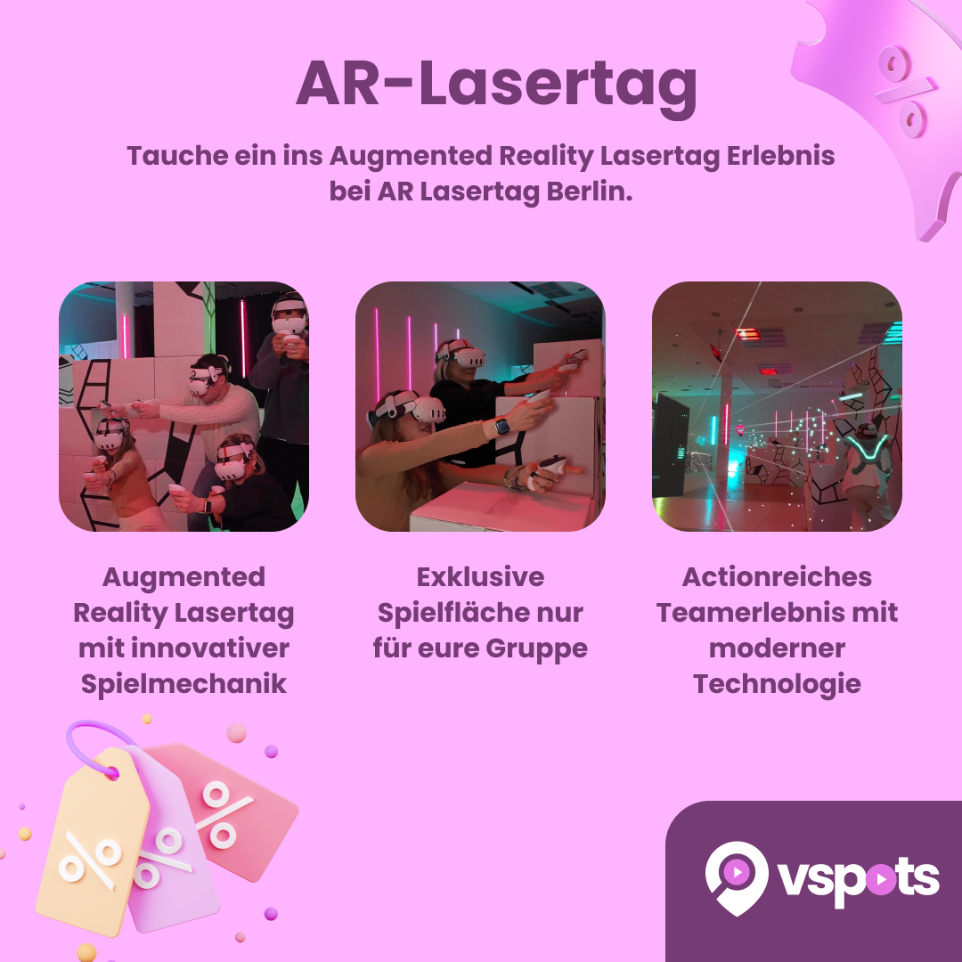 AR-Lasertag für bis zu 4 Personen – Bild 6