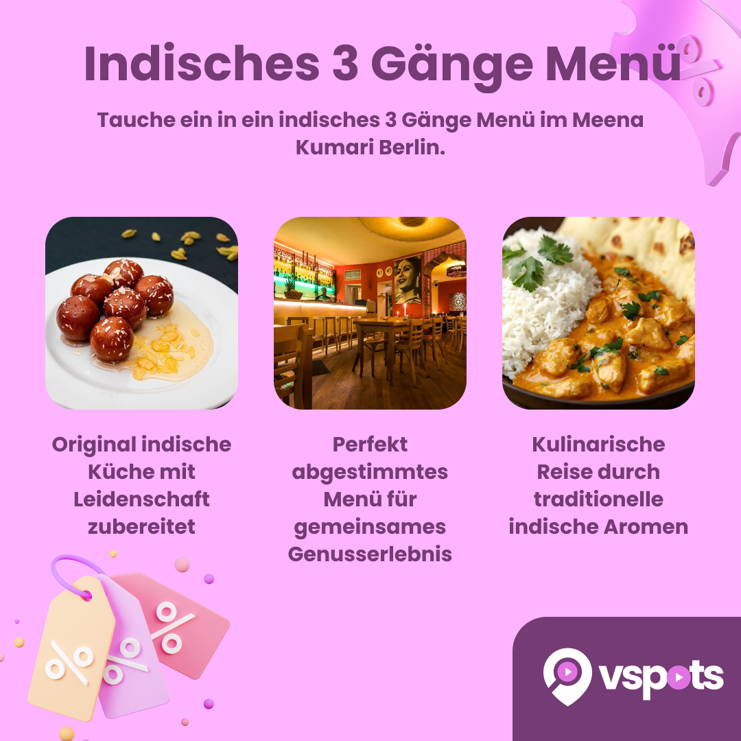 Indisches 3 Gänge Menü für 2 Personen – Bild 7