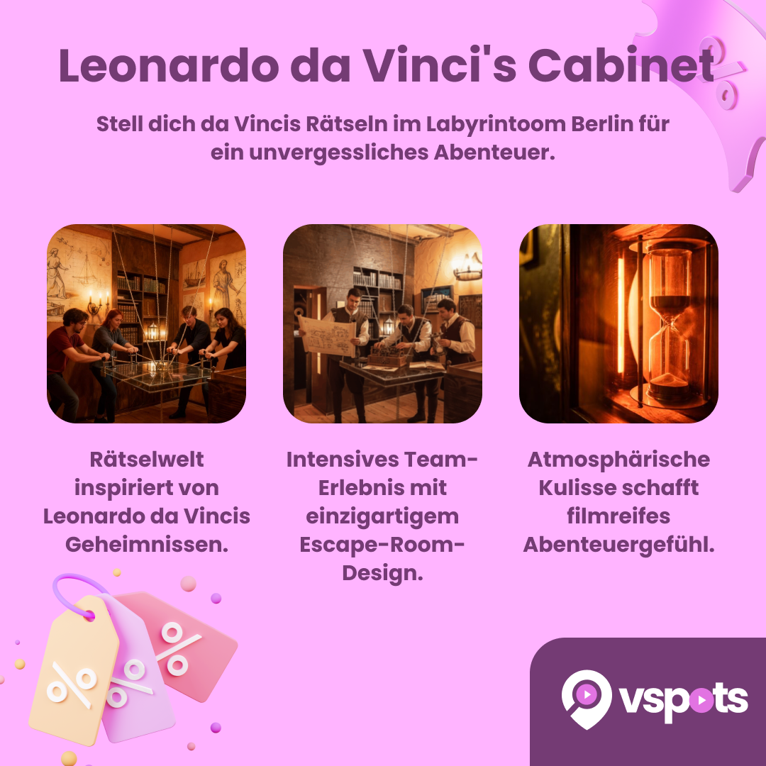 Escape Room Leonardo da Vinci's Cabinet für 2 Personen – Bild 5