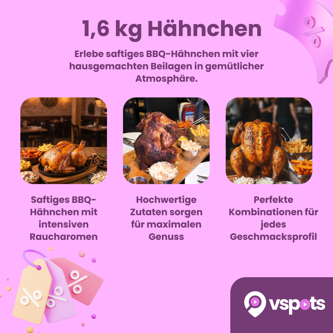 1,6 kg Hähnchen inkl. 4 Beilagen nach Wahl – Bild 5