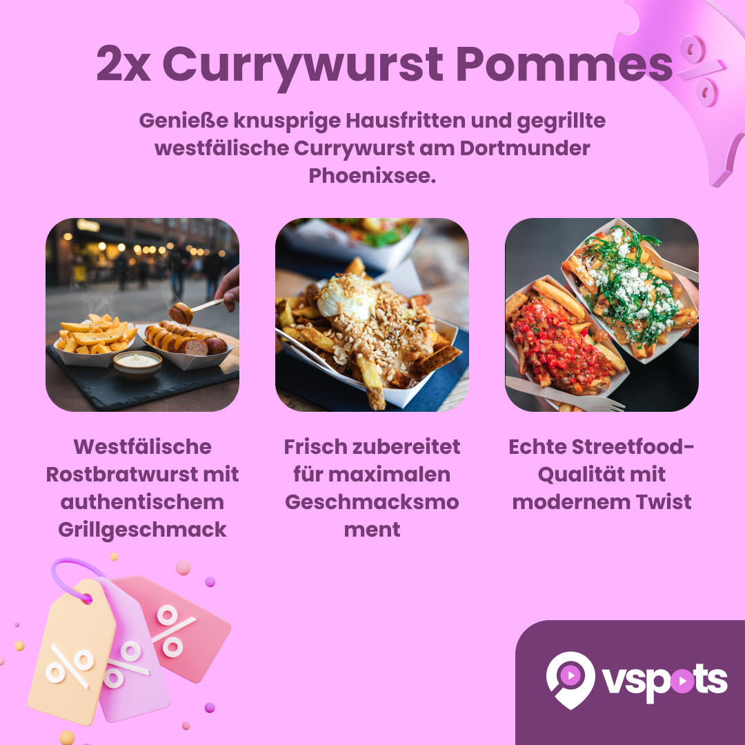 2x Currywurst Pommes mit Sauce nach Wahl – Bild 9