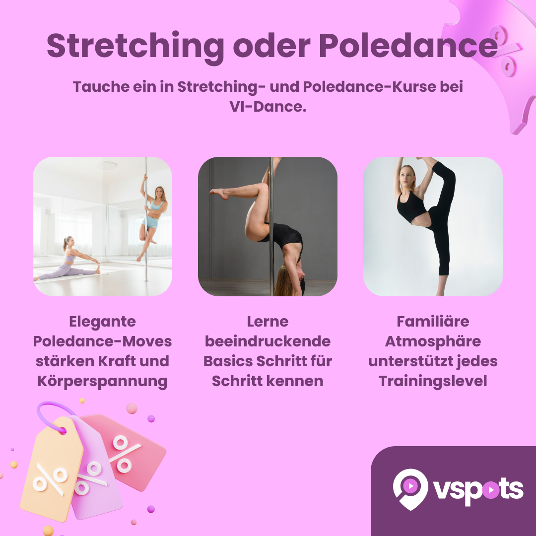 50-minütiger Stretching oder Poledance Schnupperkurs – Bild 11
