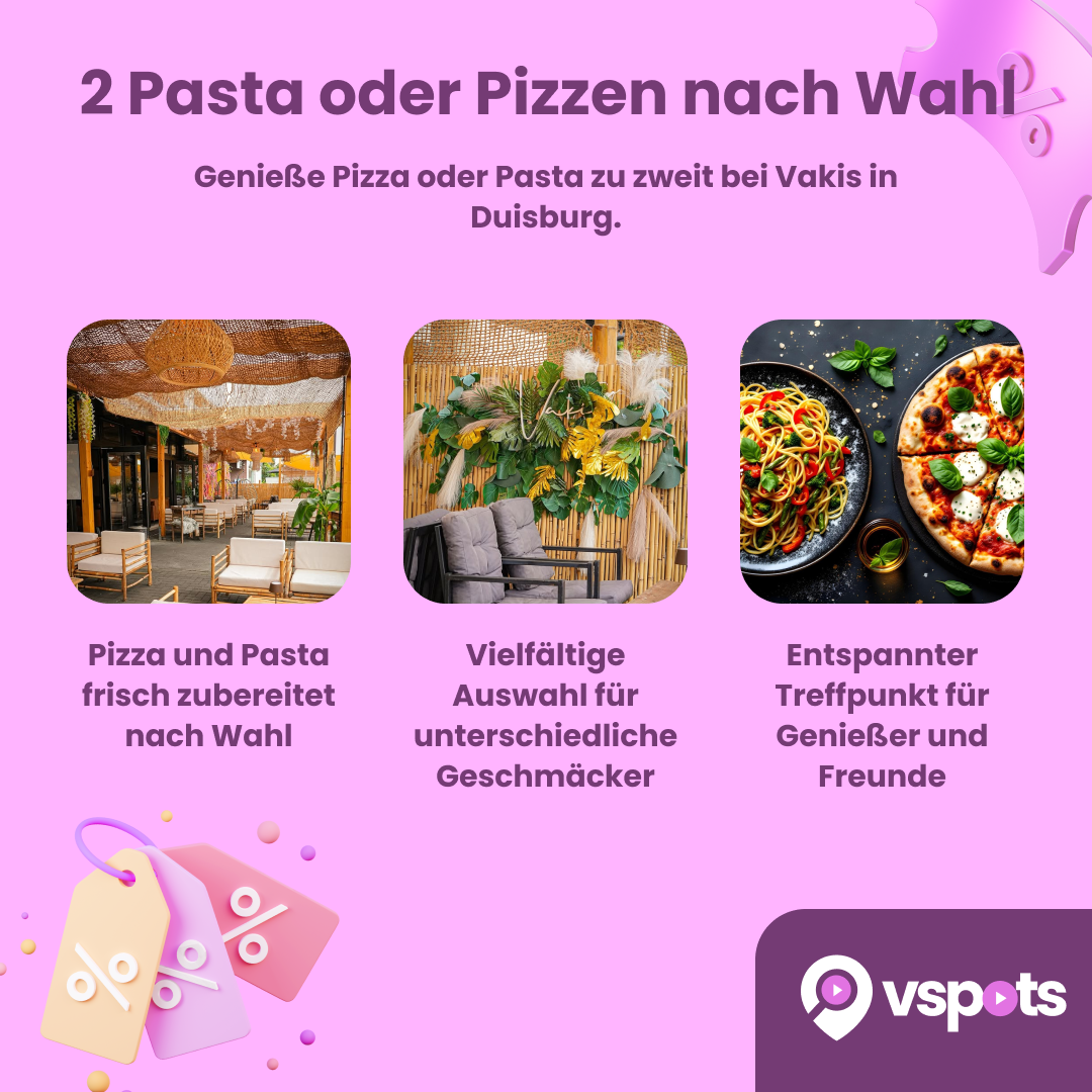 2 Pasta oder Pizzen nach Wahl – Bild 5