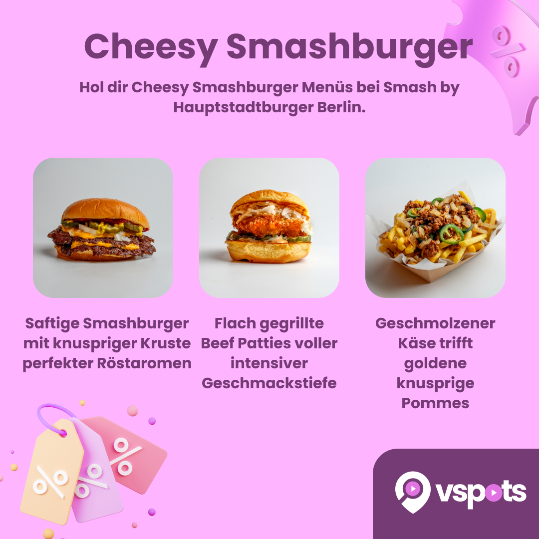 Cheesy Smashburger Menü – Bild 9