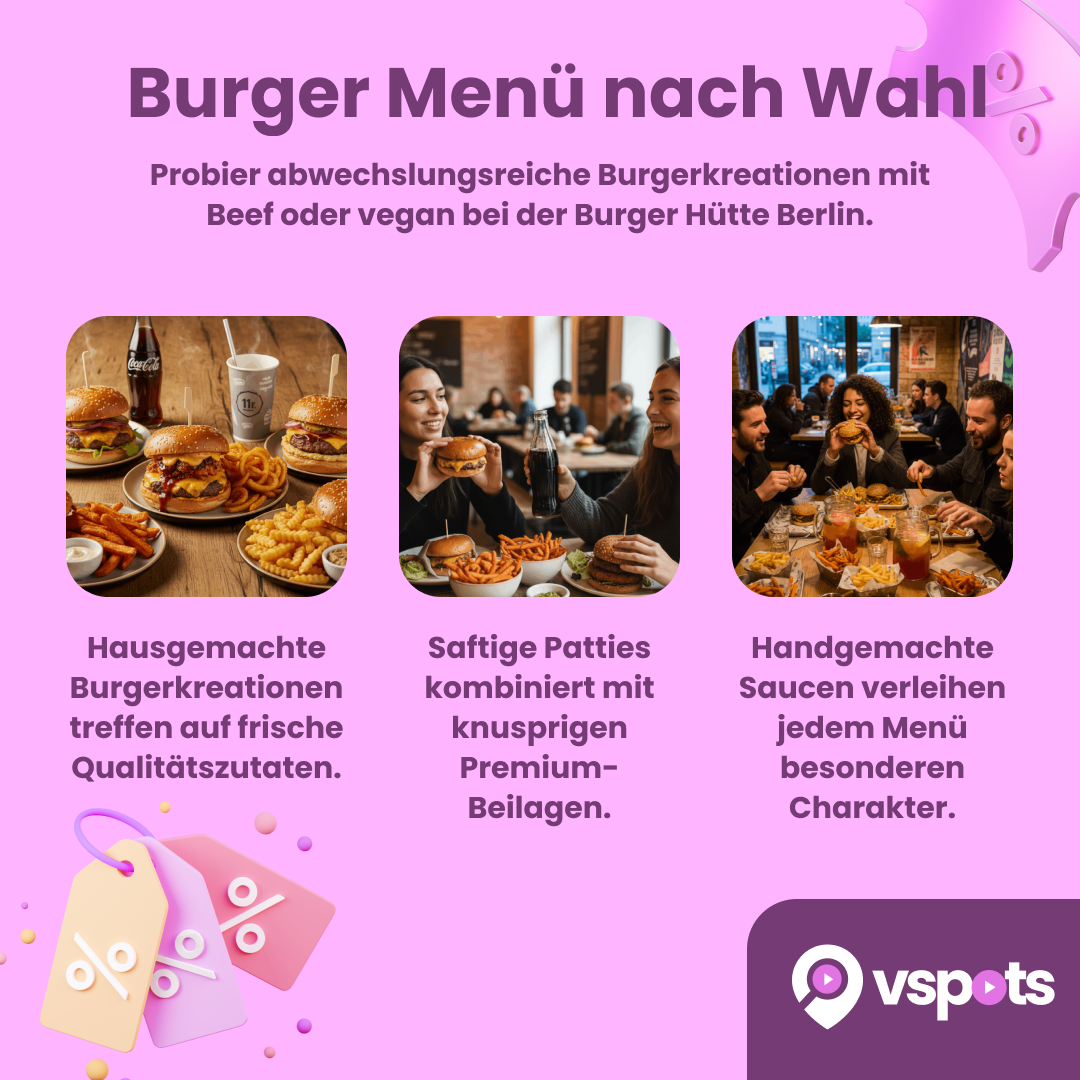 Burger oder Vegan Burger Menü nach Wahl – Bild 6