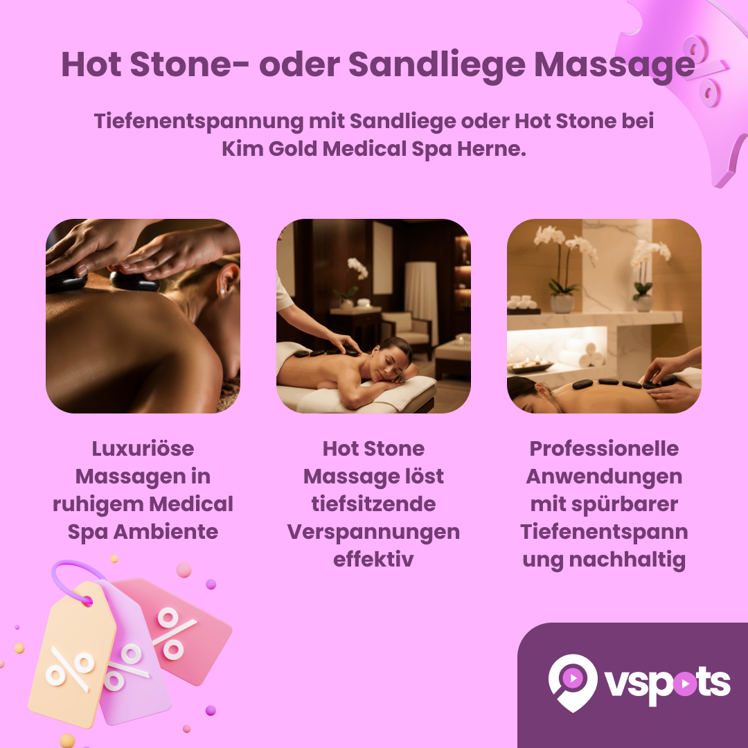 Hot Stone- oder warme Sandliege Massage – Bild 5