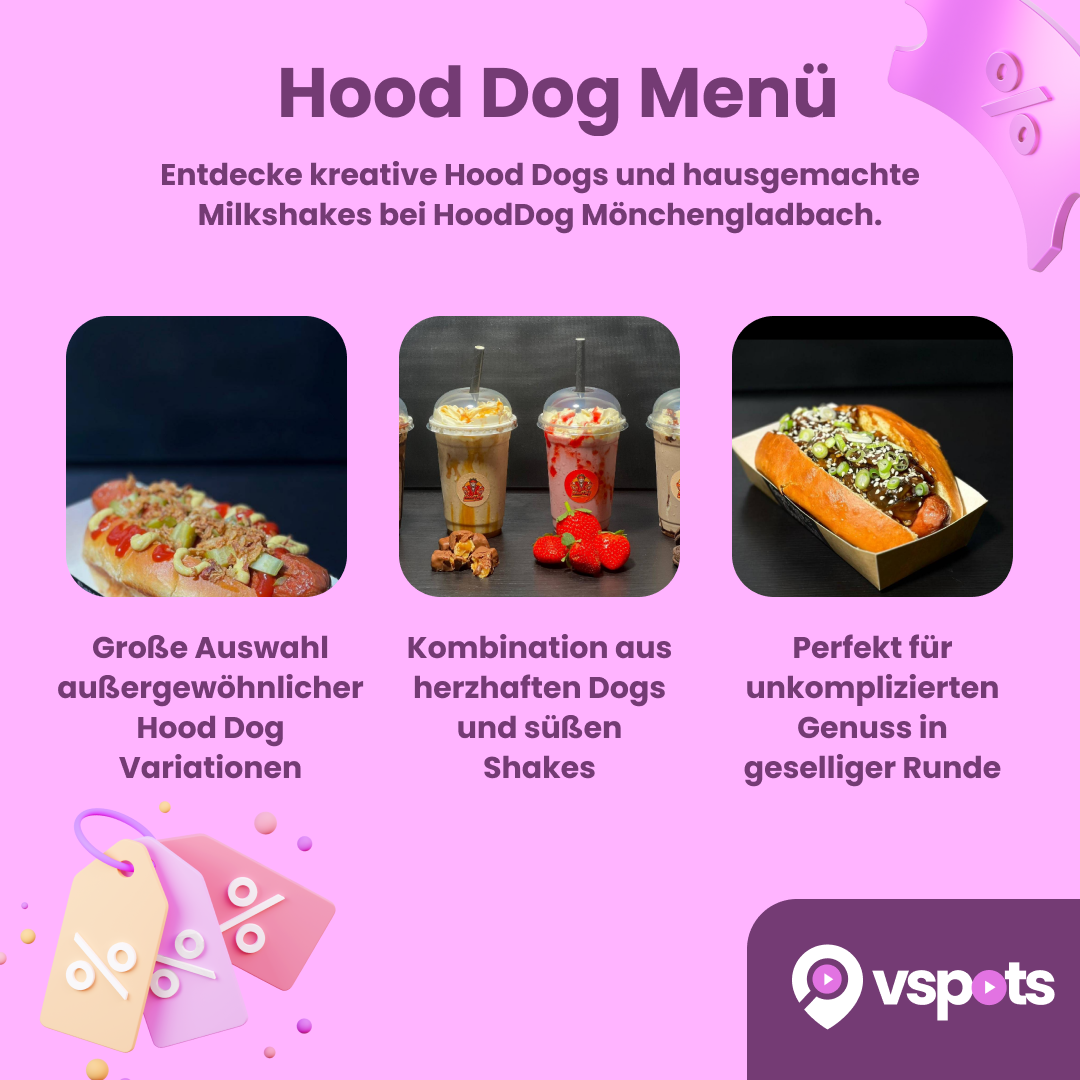 Hood Dog Menü mit Milkshake für 2 Personen – Bild 5