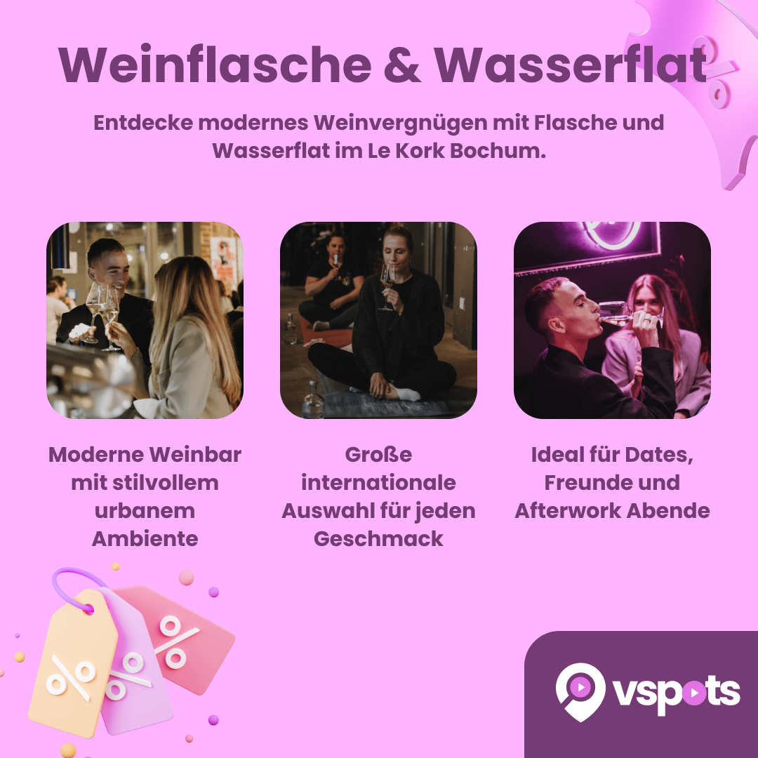 Weinflasche & Wasserflat für 2 Personen – Bild 5