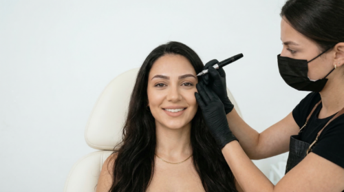 Augenbrauen Microblading