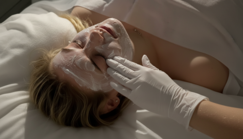 Gesichtsreinigung mit Fruchtsäurepeeling