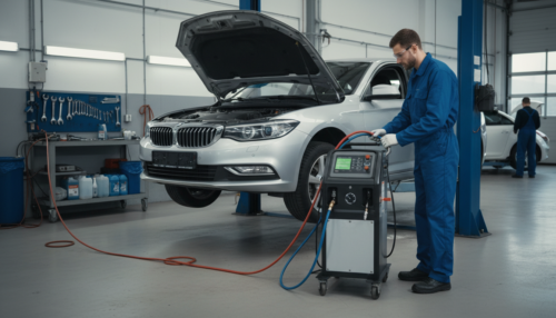 Klimaanlagen Wartung mit Kältemittel