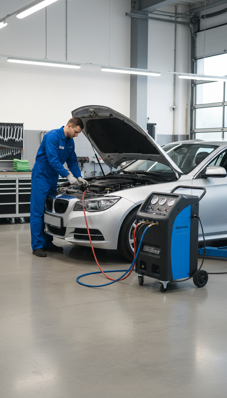 Klimaanlagen Wartung mit Kältemittel – Bild 4