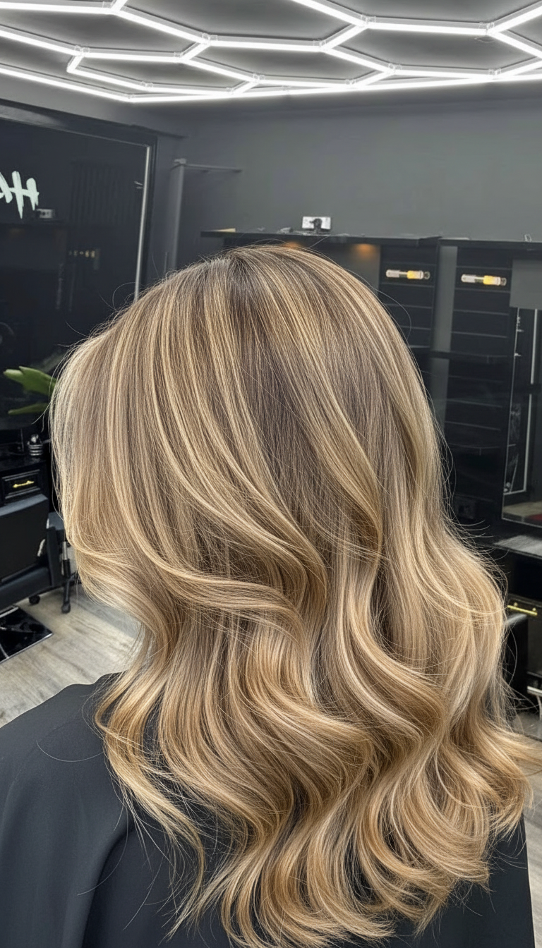 Balayage mit Glossing, Schnitt & Styling – Bild 3