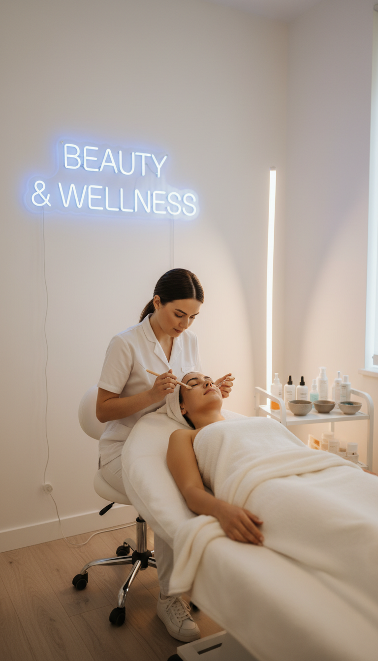 Augenbrauen Styling, Massage & Gesichtsbehandlung – Bild 3